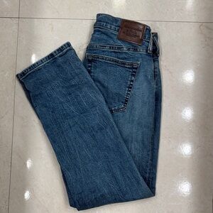 Abercrombie & Fitch Men's Denim Athletic Straight Jeans